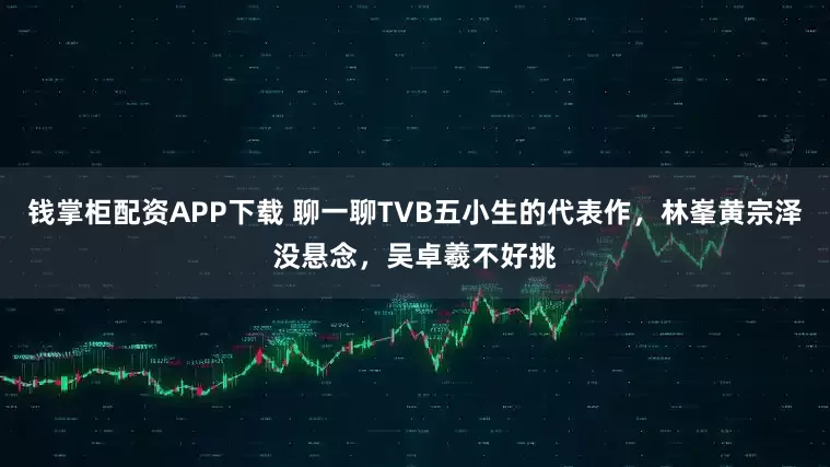 钱掌柜配资APP下载 聊一聊TVB五小生的代表作，林峯黄宗泽没悬念，吴卓羲不好挑
