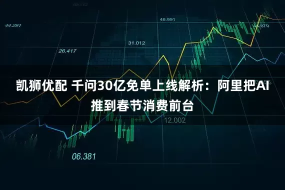 凯狮优配 千问30亿免单上线解析：阿里把AI推到春节消费前台